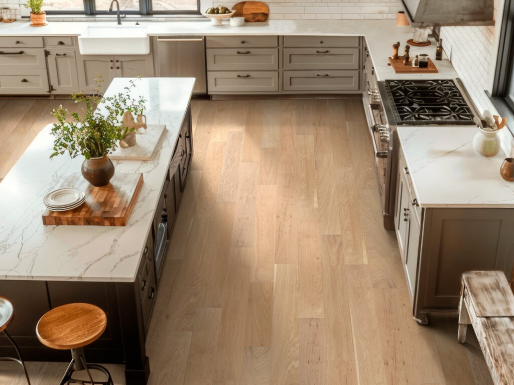 Kitchen Wide-Plank flooring | DeGraaf Interiors
