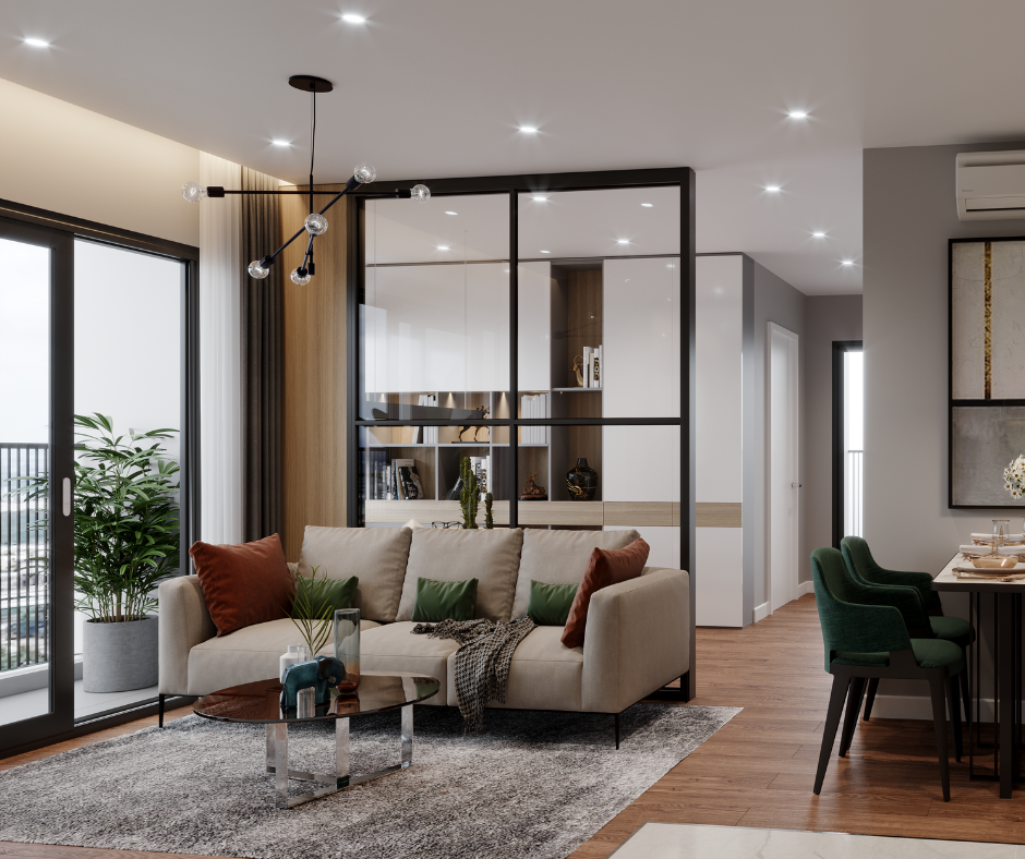 Layered flooring design in Grand Rapids, MI | DeGraaf Interiors